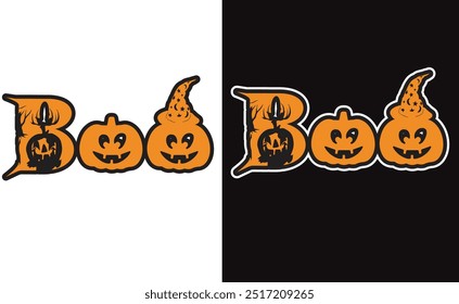 Halloween (31 October) design for t-shirt, cards, frame artwork, bags, mugs, stickers, Organic food tags, icon etc. Print Ready Halloween T-Shirt Template - Vector.
