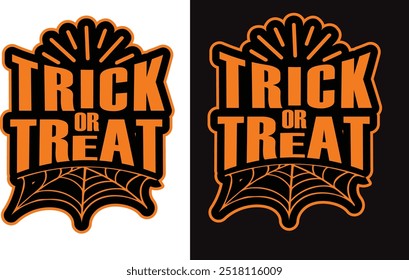 Halloween (31 October) design for t-shirt, cards, frame artwork, bags, mugs, stickers, Organic food tags, icon etc. Print Ready Halloween T-Shirt Template - Vector.