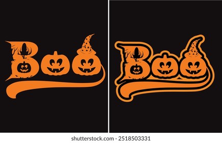 Halloween (31 October) design for t-shirt, cards, frame artwork, bags, mugs, stickers, Organic food tags, icon etc. Print Ready Halloween T-Shirt Template - Vector.