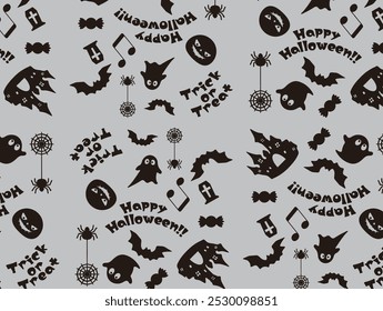Halloween, A4, Umhüllung, Rundummuster
