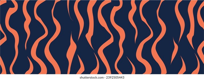 Halloween abstract background seamless texture vector. Hand drawn broken texture, craps and shards. Vertical stripes. Camouflage.
