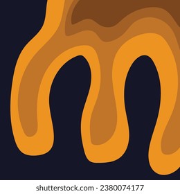 Halloween Abstract background Vector Template