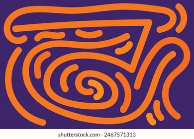 Fondo abstracto del doodle de Halloween para su recurso gráfico