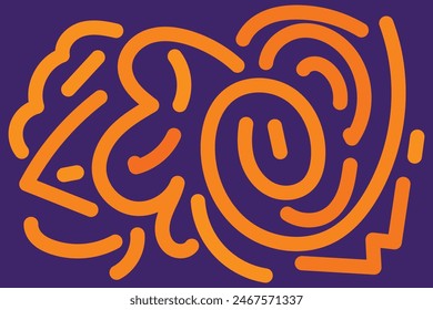 Halloween abstract doodle Background for Your Graphic Resource