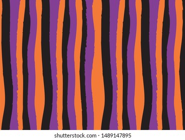 Halloween abstract retro vintage lines background color