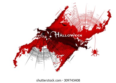Halloween abstract . Vector