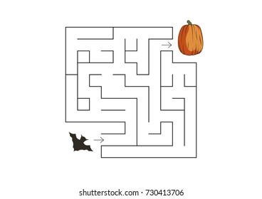 Halloween activities for kids in simple style for preschoolers, toddlers and homeschooling