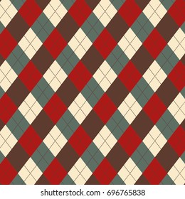 Halloween argyle background