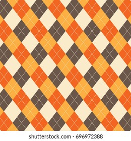 Halloween argyle background
