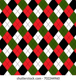 Halloween argyle background