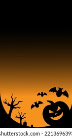 halloween art with clean background to edit 