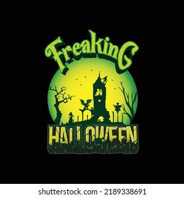 Halloween Art Work Design Vector