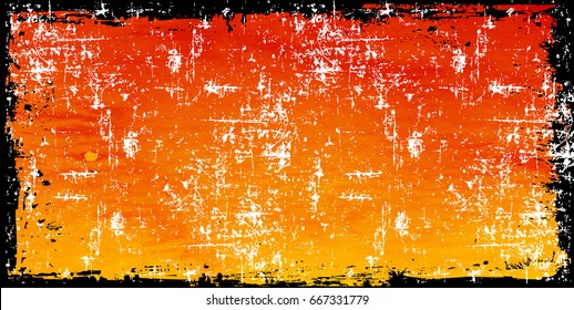 Halloween autumn frame background