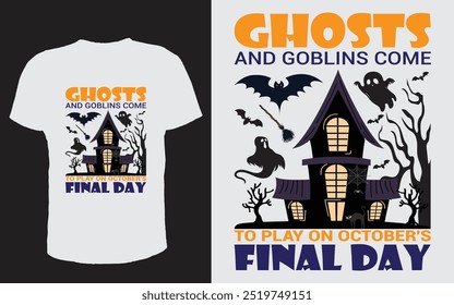 Halloween Awesome T-Shirt Design and Graphic