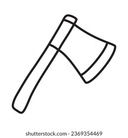 halloween axe icon vector isolated