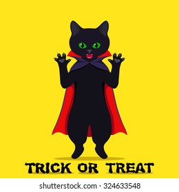 Halloween back cat 