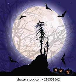 Halloween background. 