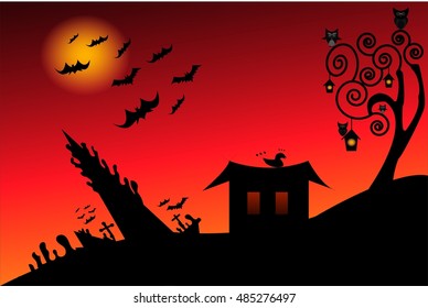 Halloween background 