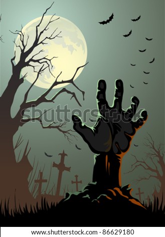 Halloween Background Stock Vector (Royalty Free) 86629180 - Shutterstock