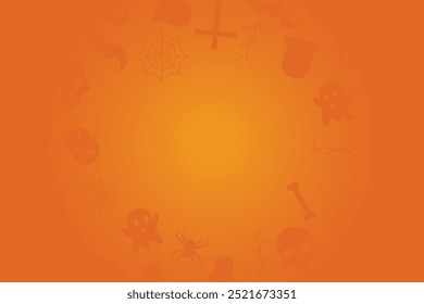 Halloween Background Aesthetic orange gradient