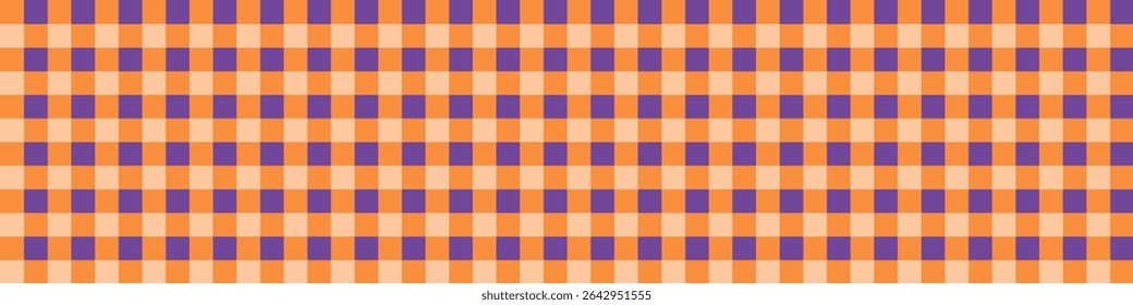 Halloween background with argyle diamond plaid design. Flat vector illustration isolated