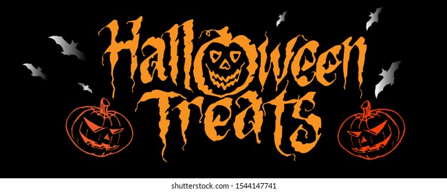 halloween background for banner event. vector illustration. typography halloween