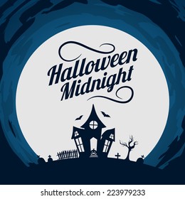 Halloween background. Bright colorful composition. Eps 10 vector illustration.