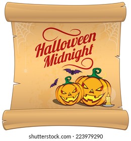 Halloween background. Bright colorful composition. Eps 10 vector illustration.