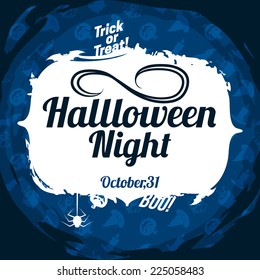 Halloween background. Bright colorful composition. Eps 10 vector illustration.