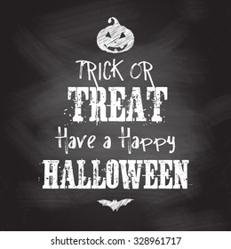 Halloween background with chalk board design