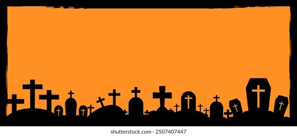 Halloween background concept. Brochure background