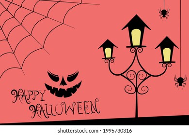 Halloween background creative concept illustration