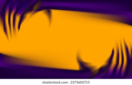 Halloween background, creepy witch hands spell, blur gradient vector.