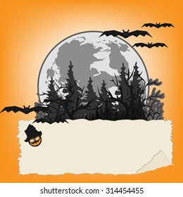 Halloween background,  for design 