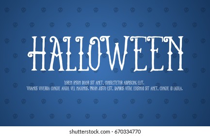 Halloween background design collection vector art illustration