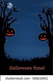 Halloween background for design. Halloween time!