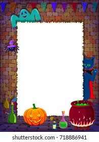 Halloween Background With Empty Space