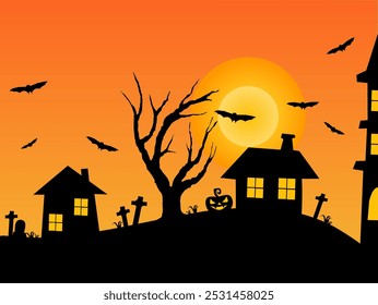 Plano de fundo de Halloween para o evento Feliz Halloween