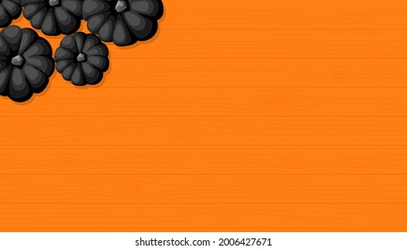 Halloween background flat illustration vector.
