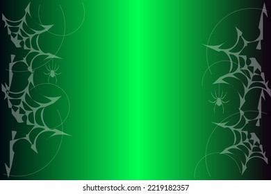 HALLOWEEN BACKGROUND. GRADATION COLORS BLACK GREEN