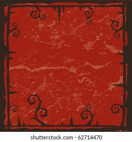 Halloween Background with Grunge Texture