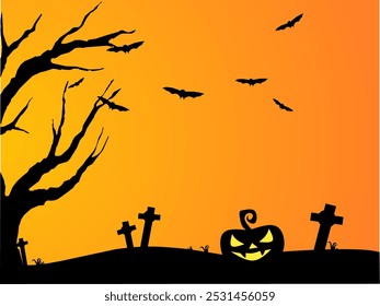 Halloween background for happy halloween even
