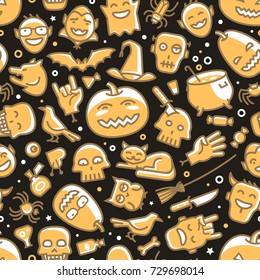 Halloween background. Holiday concept. Vector illustration