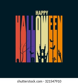 halloween background holiday design concept