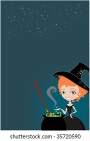 halloween background illustration