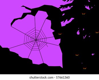 Halloween background illustration