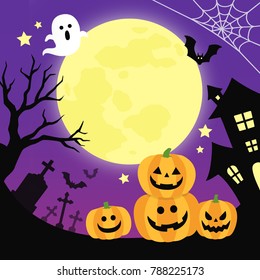 Halloween background illustration