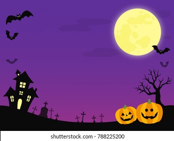 Halloween background illustration