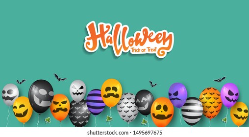 Halloween background illustration for celebration event