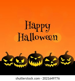 Halloween background illustration. Vector EPS10.